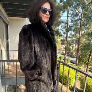 Vintage Black Mink Coat size Woman’s Large$695